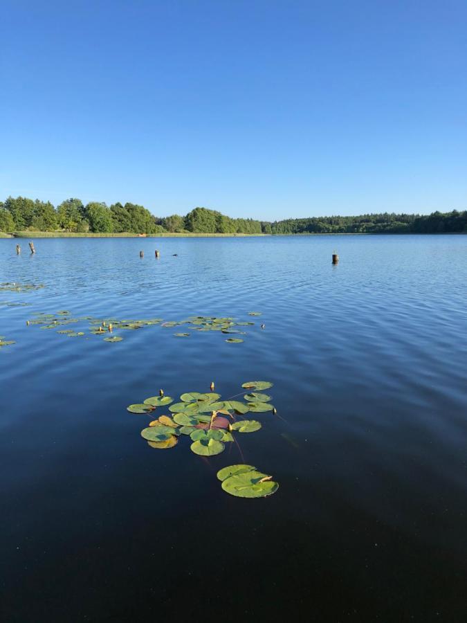 5 Sterne-Ferienhaus Eisvogel Am See Mit Sauna Und Kamin คราโคอัมเซ ภายนอก รูปภาพ
